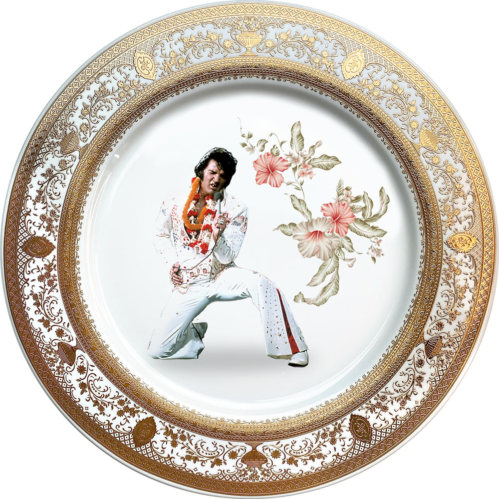 Image of The King - Large Fine China Plate - #0743