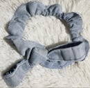 Image 1 of TASTY RAW EDGE DENIM HEADBANZ- “Rocky”