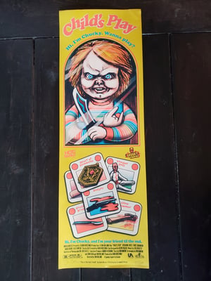 Child's Play silkscreen movie poster 