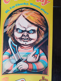 Image 2 of Child's Play silkscreen movie poster 