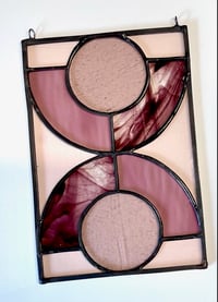 Image 1 of Circle Panel in Mauve