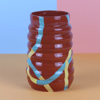 Serpentine Terracota Vase
