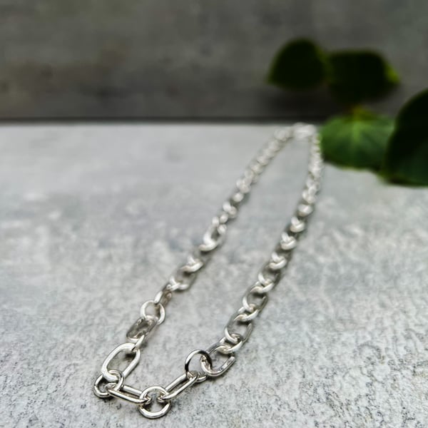 Image of Handmade sterling silver chain