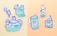 Spirit-mint Tea Ghost Sticker Set
