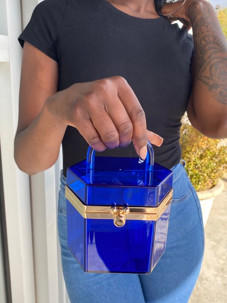 Image of The “Deja Blue” Clutch 