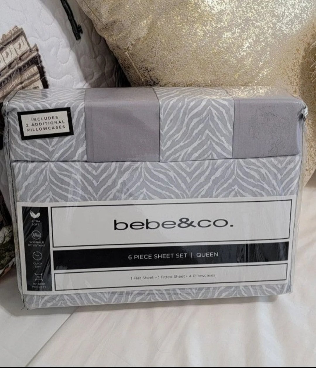 Image of 6 piece sheet set queen