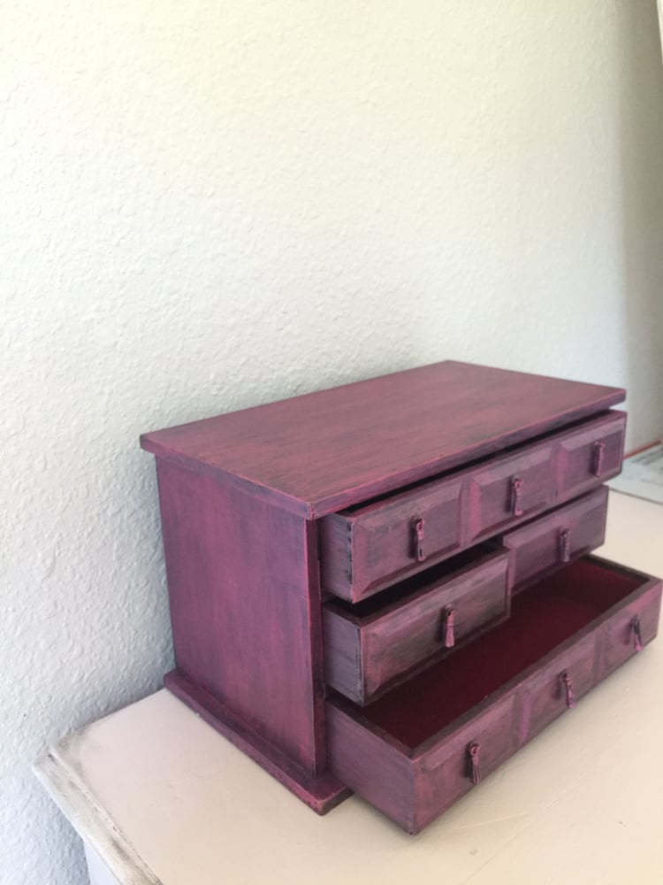 Image of Vintage Jewelry Box/Set of Drawers 