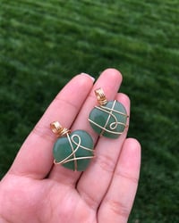 Green Aventurine Heart Necklace 
