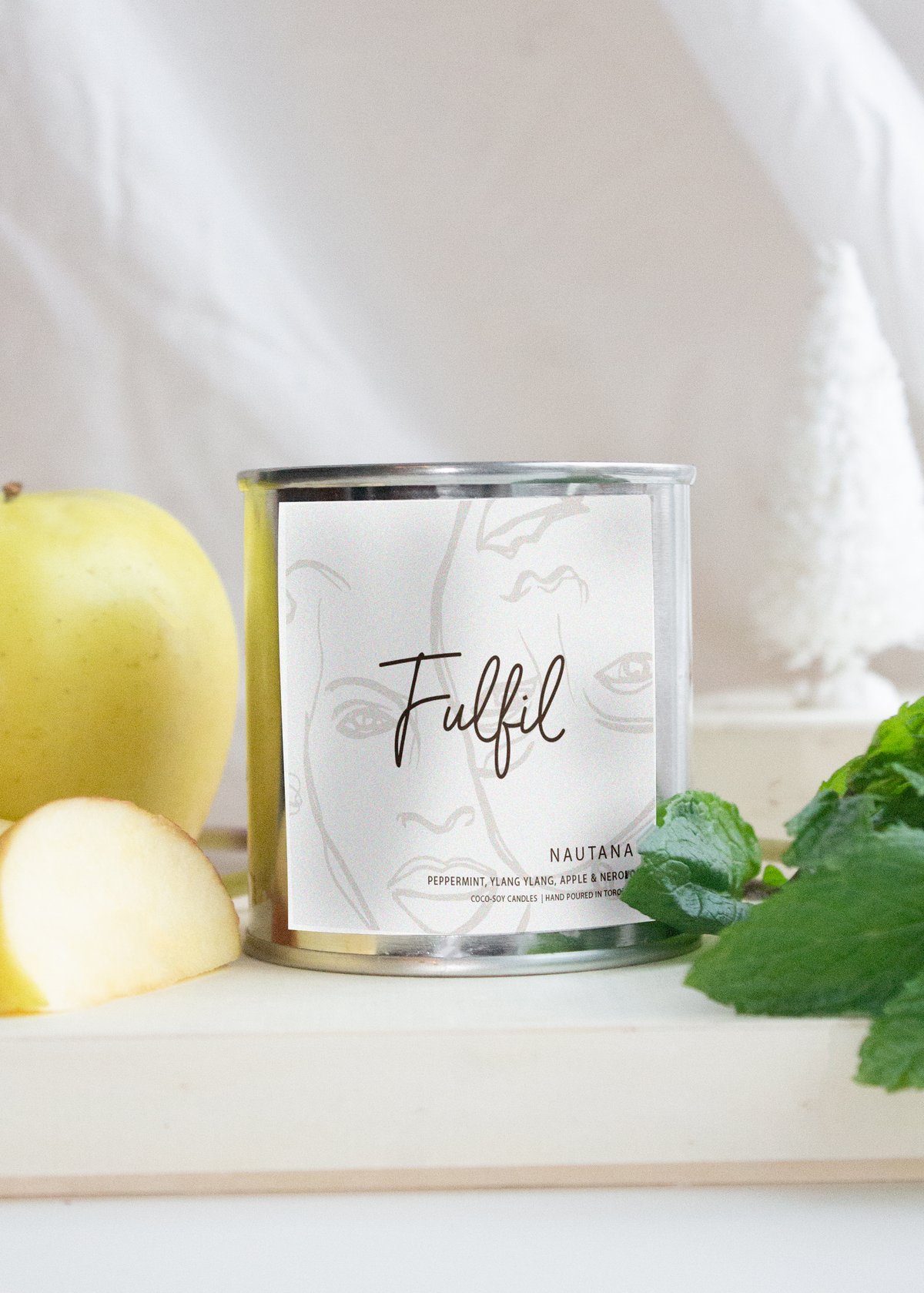 Image of Fulfil - Peppermint, Neroli, Apple & Ylang Ylang Winter Candle