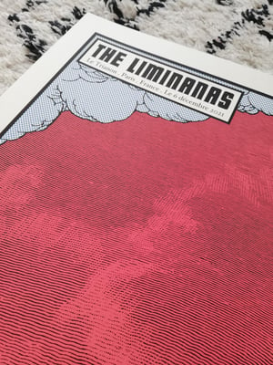 THE LIMINANAS gig poster - Le Trianon Paris December 2021