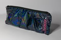 Image 2 of BLACK HOLOGRAPHIC MINI POCHETTE