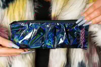 Image 1 of BLACK HOLOGRAPHIC MINI POCHETTE