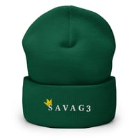 Image 4 of Savag3 Cuffed Beanie