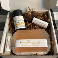 Image 7 of The Worker Bee Honey And Oatmeal Honeybee Glycerin Body Bar Self Care Box