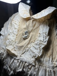 Image 2 of 925 silver cast of a hare embryo 