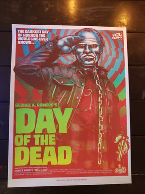 Day of the Dead Silkscreen Movie Poster
