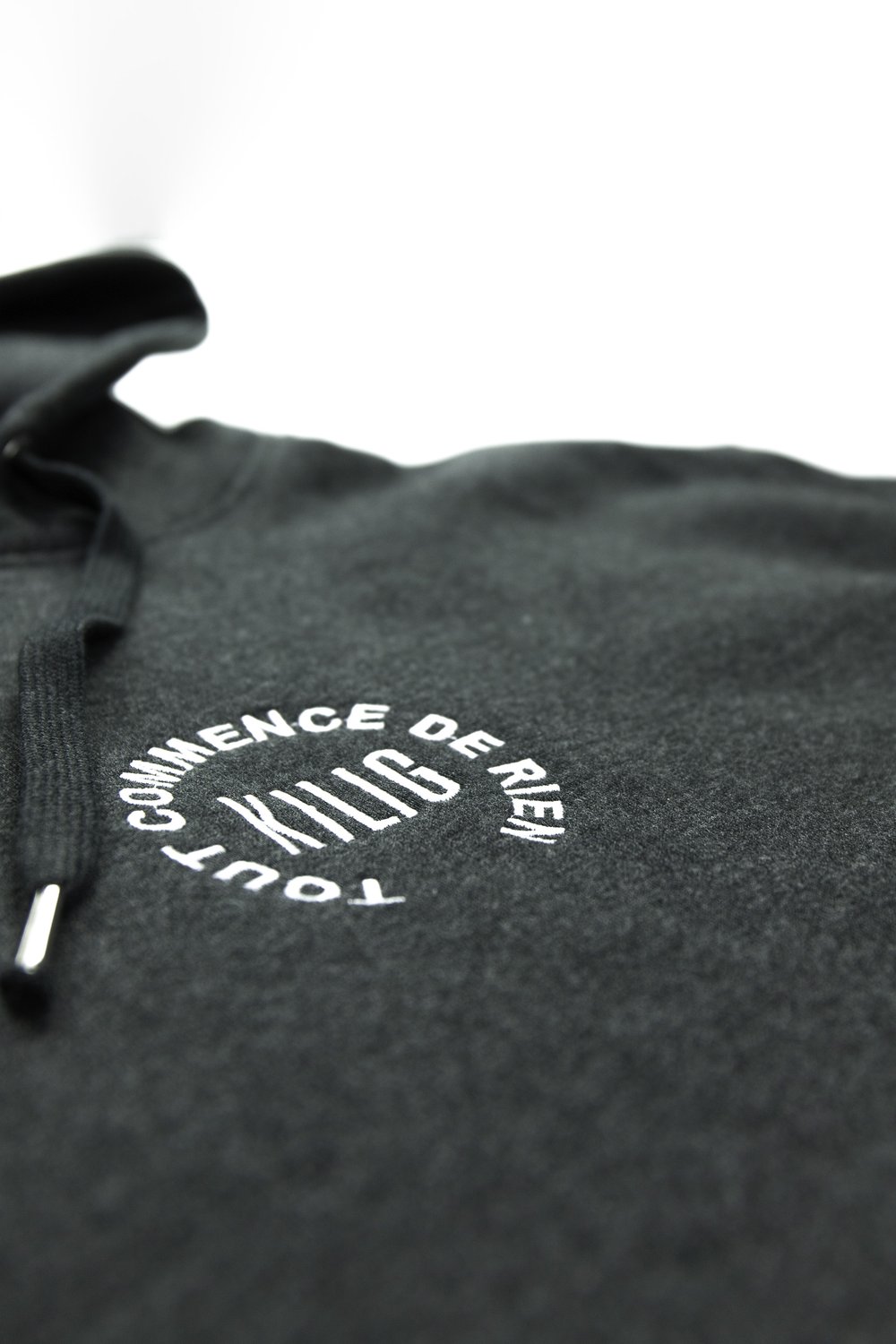 Image of HOODIE GRIS FONCÉ - CREATION CIRCLE