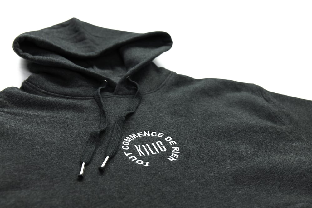 Image of HOODIE GRIS FONCÉ - CREATION CIRCLE