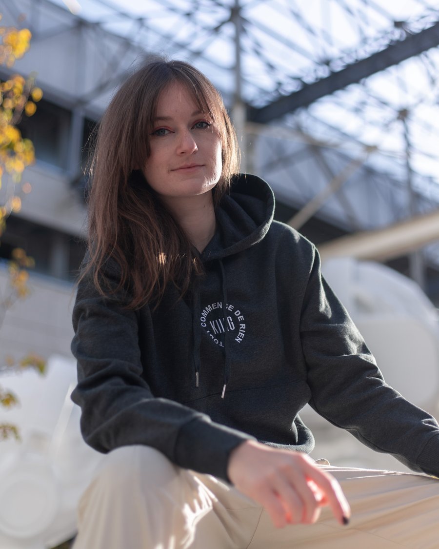 Image of HOODIE GRIS FONCÉ - CREATION CIRCLE