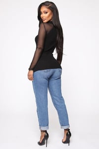 Image 2 of Imagine That Sheer Sleeve Top