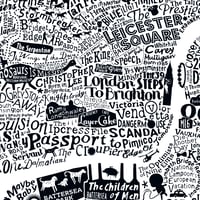 Image 3 of Central London Film Map (White)