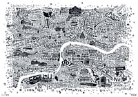 Image 2 of Central London Film Map (White)