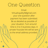 One Question Personal Reading