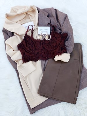 Image of  Brown Bralette Top