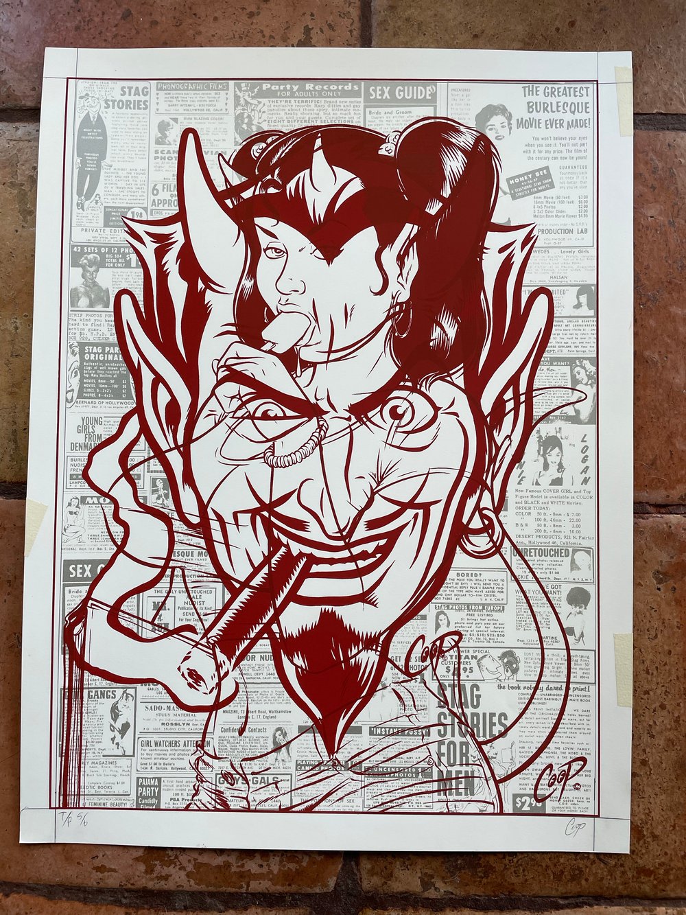 Image of TEST PRINT TUESDAY #3 Double Devil