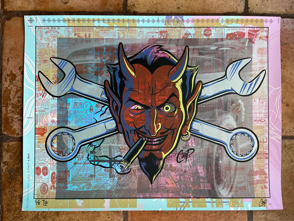 Image of TEST PRINT TUESDAY #4 Wrench Devil