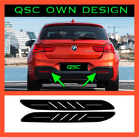 X2 bmw f20 and f21 1 series / m135i M140 i reflector stickers 