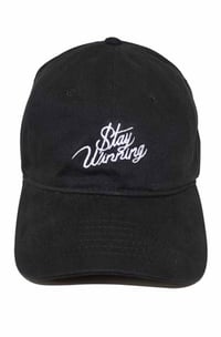 Image 1 of Stay Winning Black/White Dad Hat