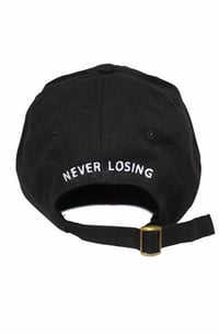 Image 2 of Stay Winning Black/White Dad Hat