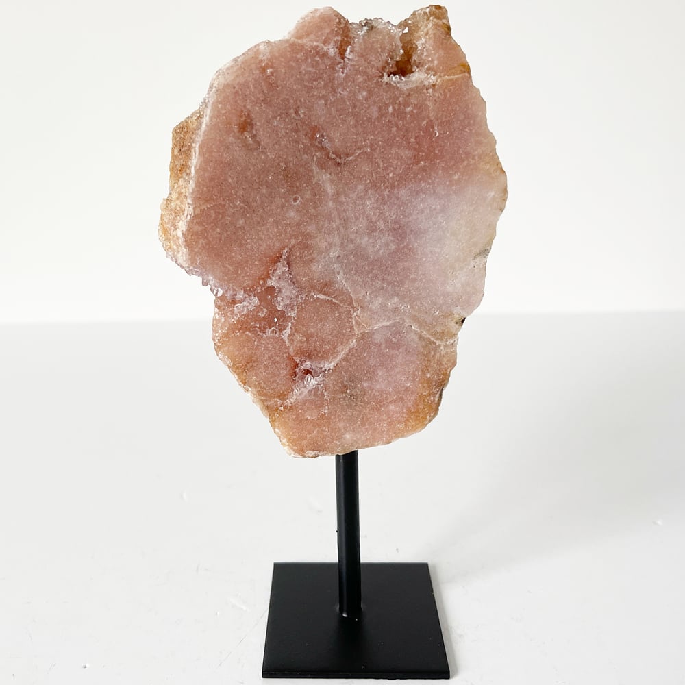 Image of Pink Amethyst No.12 + Black Post Stand
