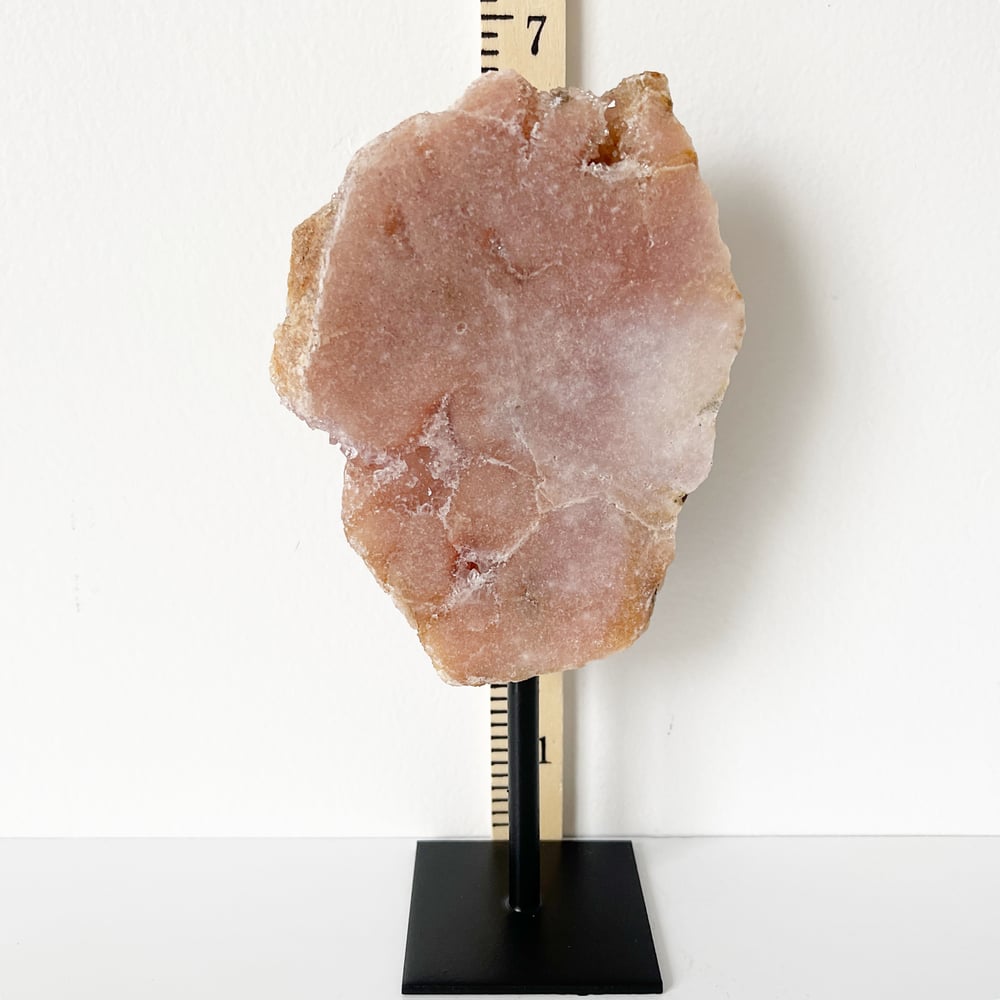 Image of Pink Amethyst No.12 + Black Post Stand