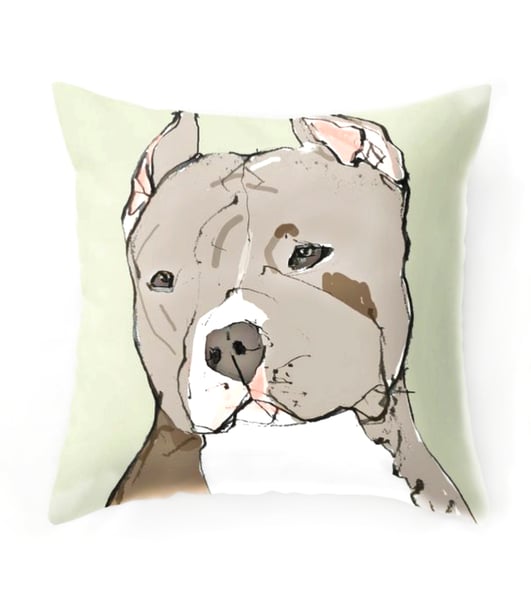 Image of Pit Bull Pillow