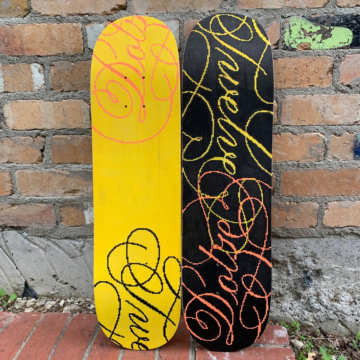 Image of 12 | Hand-Painted Skateboard Decks