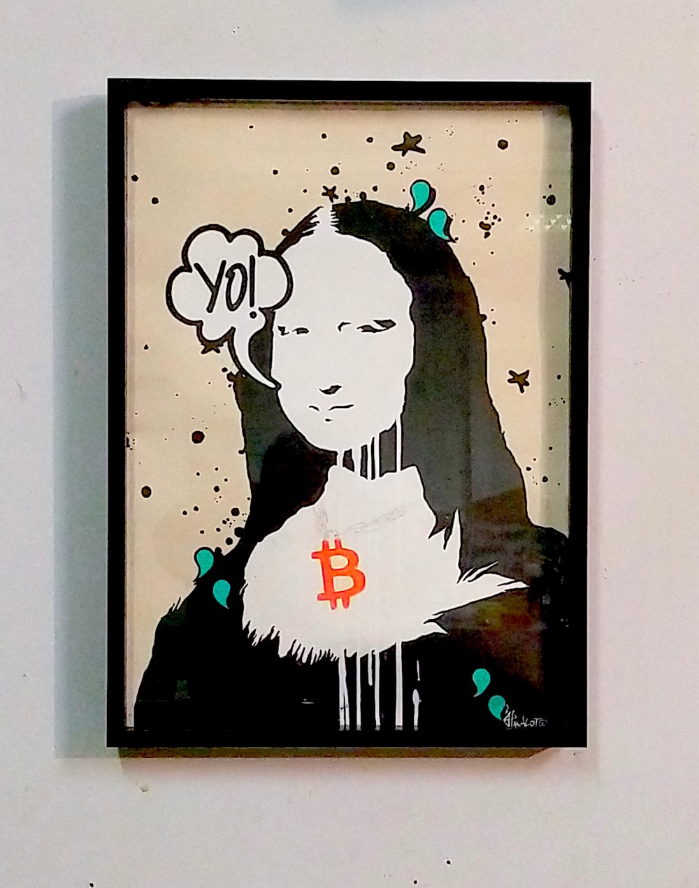 'YO! MONA LISA' BITCOIN (ON SCARCE CITY)