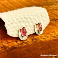 Life on Venus Pink Tourmaline Earrings