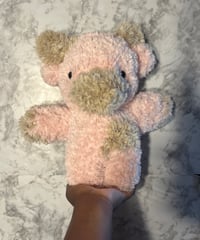 Pink Fluffy Cow Plushie