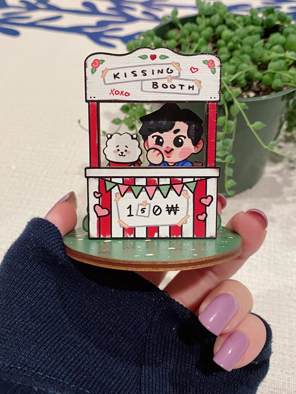 Seokjinnie Kissing Booth Wooden Standee