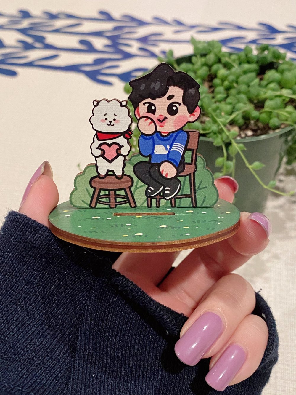 Seokjinnie Kissing Booth Wooden Standee