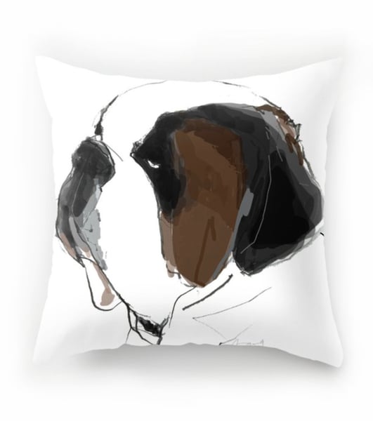 Image of St Bernard Pillow