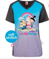 Image 1 of PRINT CLEARANCE SCRUB TOPS 