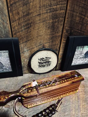 Image of Macassar Ebony/Mahogany with snakewood inlay