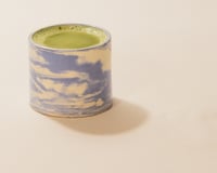 Image 2 of blue marbled sippers