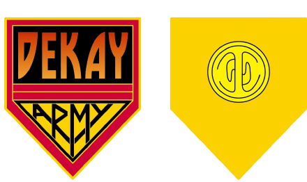 DEKAY ARMY ENAMEL PIN (RARE)