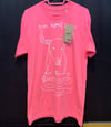 P.A.G.A.N.   White on Pink  ONE OF A KIND  size Medium