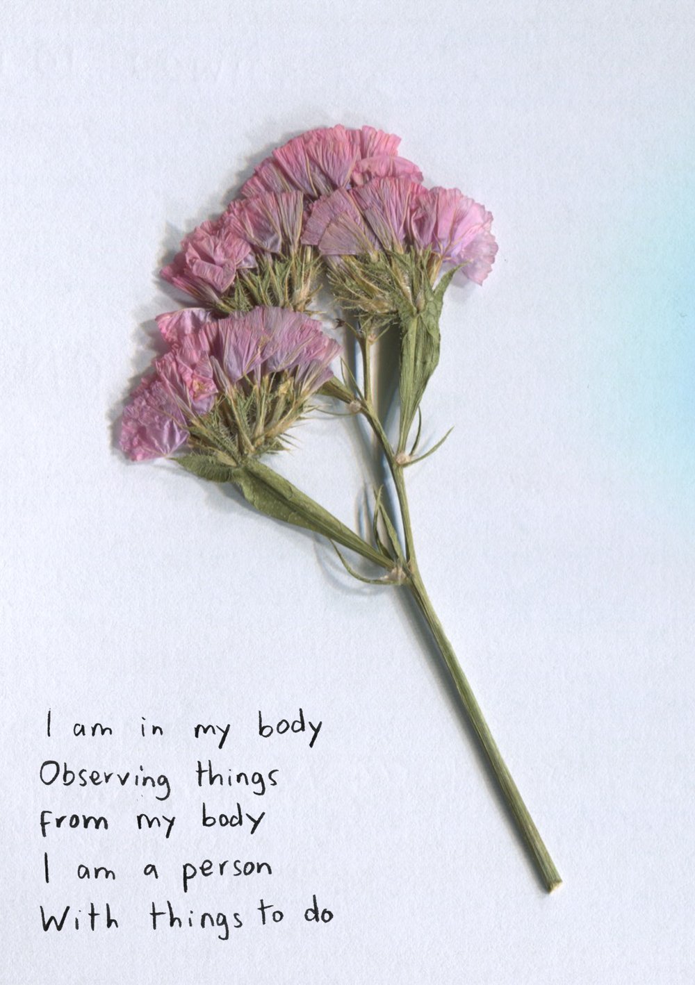 Image of I am in my body - A4 PRINT