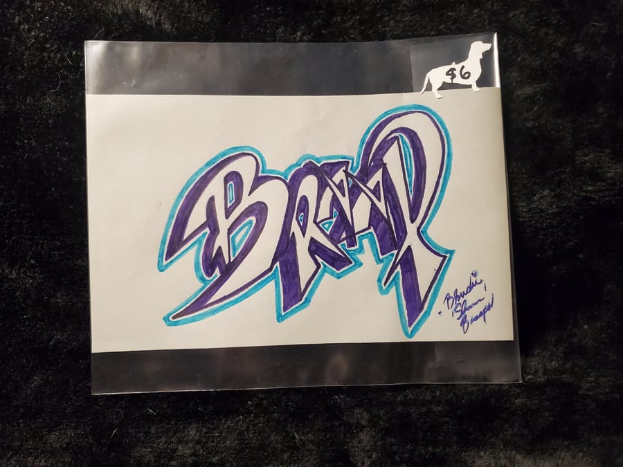 Image of Graffiti Braap (original)